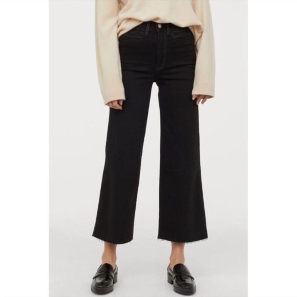 H&M Raw hem culottes